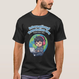 T-shirt Journée mondiale de la traduction 30 septembre Tr