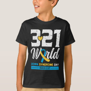 T-shirt Journée mondiale de la trisomie 21 21 mars - Triso