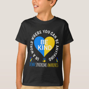 T-shirt Journée mondiale de la trisomie 21 Soyez gentils J