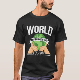 T-shirt Journée mondiale de l'environnement Environnement