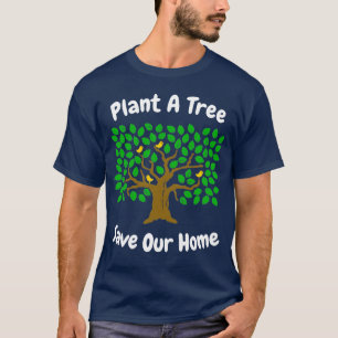 T-shirt Journée mondiale de l'environnement Plante un arbr