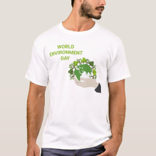 T-shirt Journée mondiale de l'environnement Travailler ens