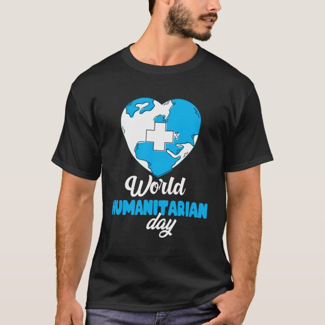 T-shirt Journée mondiale de l'humanitaire (Devant)