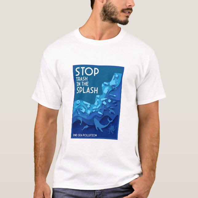 T-shirt Journée mondiale de l'océan (Devant)