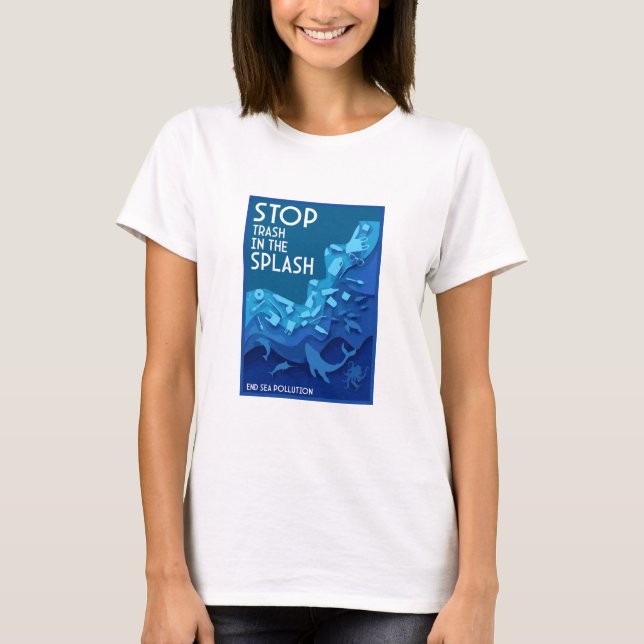 T-shirt Journée mondiale de l'océan (Devant)