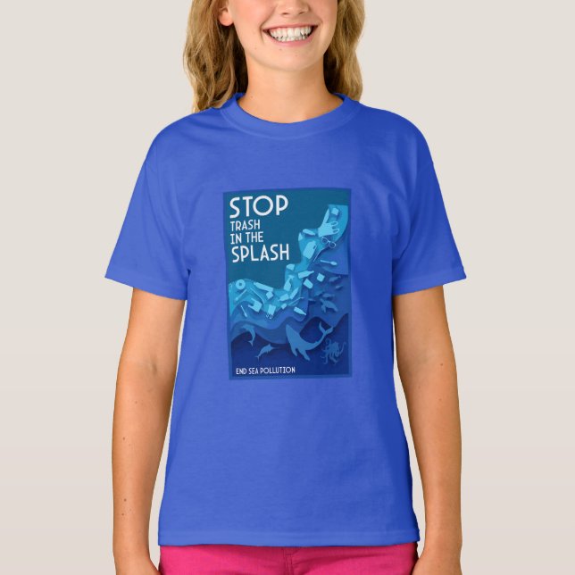 T-shirt Journée mondiale de l'océan (Devant)