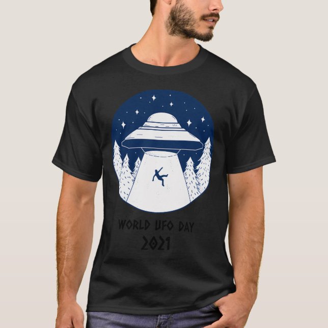 T-shirt Journée Mondiale De L'Ufo 2021 (Devant)