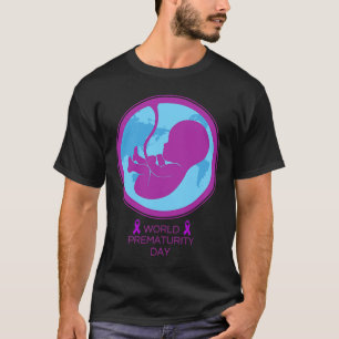 T-shirt Journée mondiale de sensibilisation à la prématuri