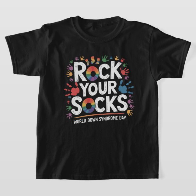 T-shirt Journée mondiale de sensibilisation au syndrome de (Poser)