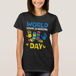 T-shirt Journée mondiale de sensibilisation au syndrome de