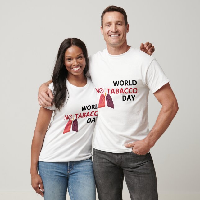 T-shirt Journée mondiale de sensibilisation sans tabac (Unisexe)