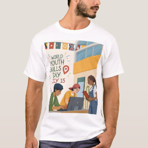 T-shirt Journée mondiale des compétences des jeunes – Donn