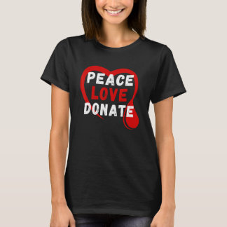 T-shirt Journée Mondiale Des Donateurs De Sang Chaque Drop