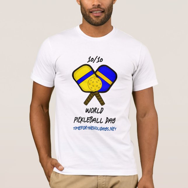 T-shirt Journée mondiale du basket-ball 10 octobre (Devant)