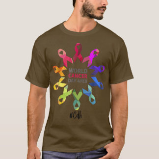 T-shirt Journée mondiale du cancer de la CDH Sensibilisati