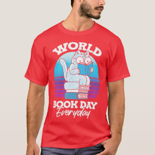 T-shirt Journée mondiale du livre tous les jours Chubby Le
