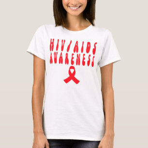 T-shirt Journée MONDIALE du Sida, Décembre Sensibilisation