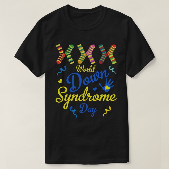 T-shirt Journée mondiale du syndrome de Down (Design devant)