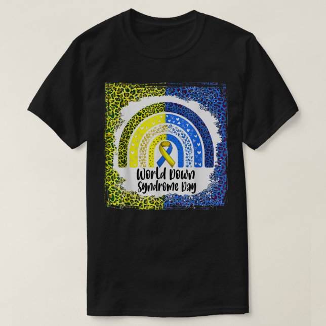 T-shirt Journée mondiale du syndrome de Down Sensibilisati (Design devant)
