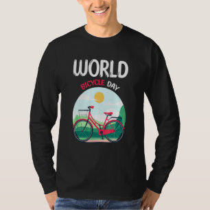 T-shirt Journée mondiale du vélo Nations Unies 1er juin