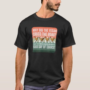 T-shirt Journée mondiale végane Poulet Légume végane I Man