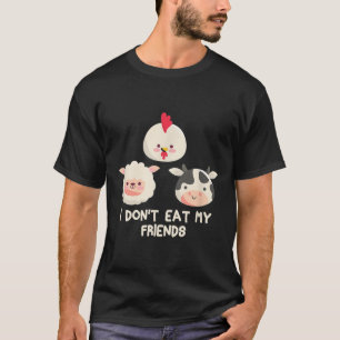 T-shirt Journée mondiale végétarienne Je ne mange pas mes