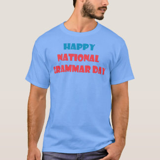 T-shirt journée nationale de grammaire journée de grammair