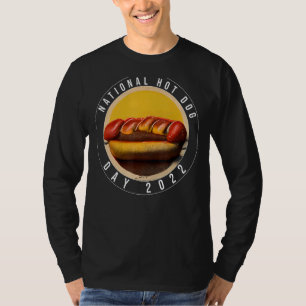 T-shirt Journée Nationale Des Chiens Chauds Pour Hommes Et