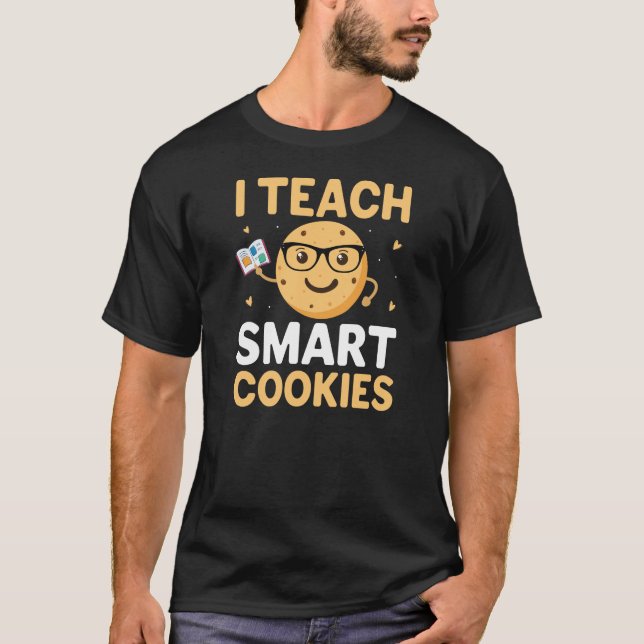 T-shirt Journée nationale des cookies, j'enseigne les cook (Devant)