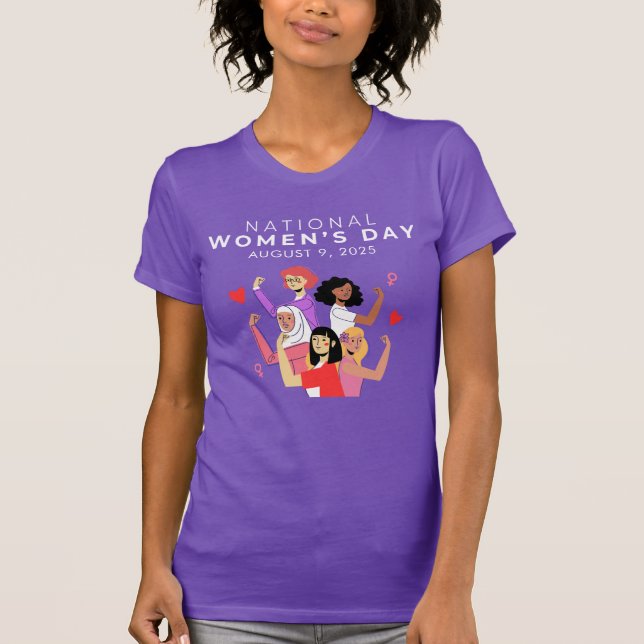T-shirt Journée nationale des femmes (Devant)
