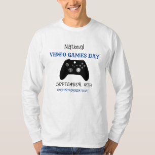 T-shirt Journée nationale des jeux vidéo 12 septembre