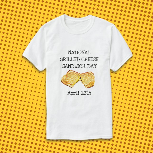 T-shirt Journée nationale des sandwichs au fromage grillé  (Créateur téléchargé)
