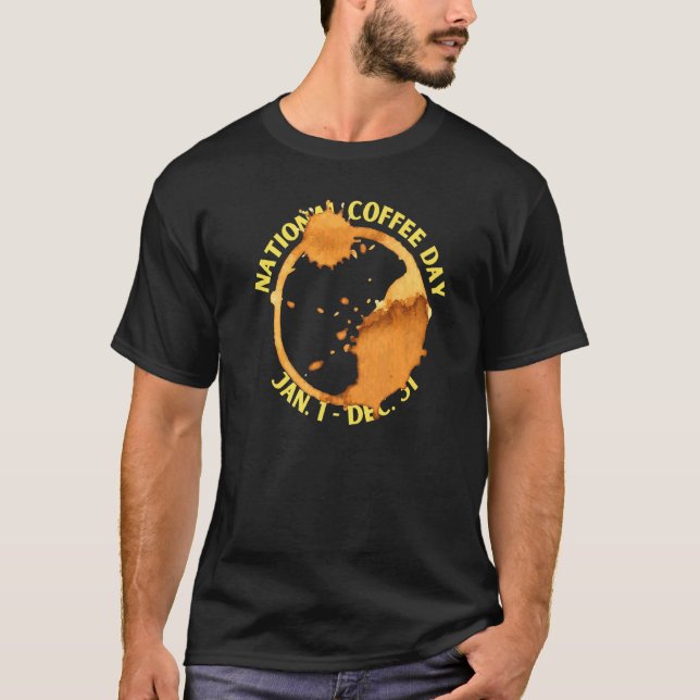 T-shirt Journée nationale du café (Devant)