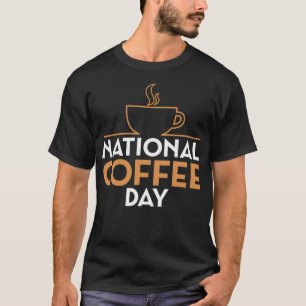 T-shirt Journée nationale du café Espresso Barista Café