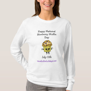 T-shirt Journée nationale du muffin bleuet 11 juillet