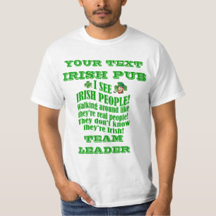 T-shirt Journée personnalisée de St Patrick