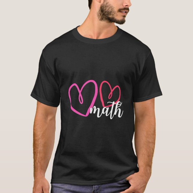 T-shirt Journée S de maths avec lui (Devant)