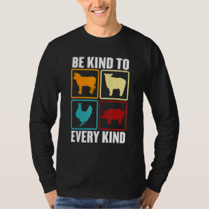 T-shirt Journée Végétalienne Soyez Gentil Avec Chaque Espè