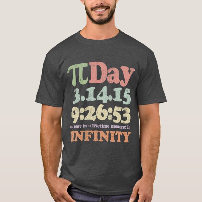 T-shirt Journée vintage Pi 2015 (Devant)