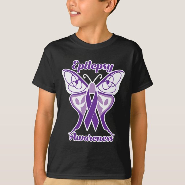 T-shirt Journée violette de sensibilisation à l'épilepsie  (Devant)