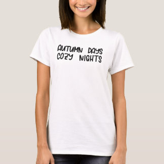 T-shirt Journées Automnales Nuits Cosy-Drole