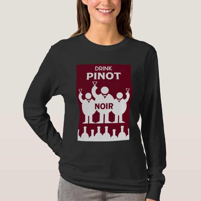 T-shirt Journées internationales du vin Pinot Noir (Devant)
