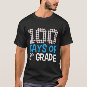 T-shirt Jours De Baseball De 2E Année 100E Jour De Scho