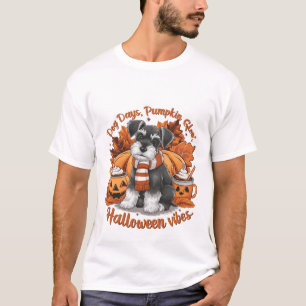 T-shirt jours de chien. éclat citrouille. halloween vibes 