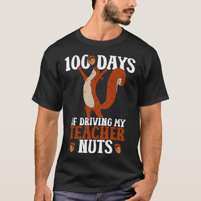 T-shirt Jours De Conduite Enseignant Nuts École Rétro Équi (Devant)