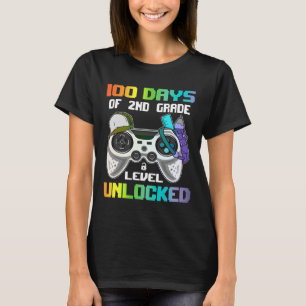 T-shirt Jours De Jeux Vidéo De Gamer Déverrouillés De 2E A