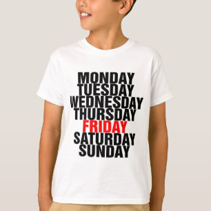 T-shirt Jours de la semaine
