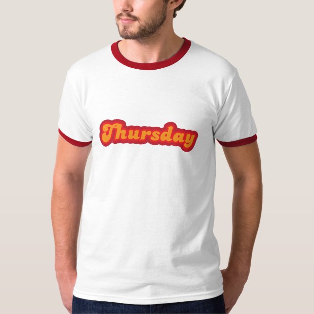 T-shirt Jours de la semaine (Devant)