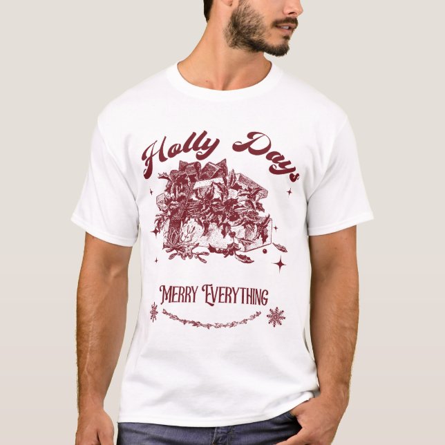T-shirt Jours de Noël Vintage (Devant)