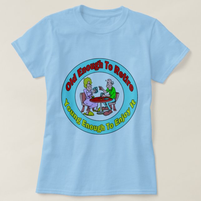 T-shirt Jours de retraite (Design devant)